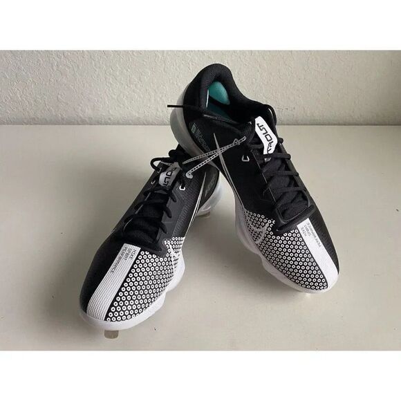 NIKE FORCE ZOOM TROUT 7 PRO BASEBALL COLLEGE Black White Men’s Sz 14 CQ7224-005 - Picture 1 of 10